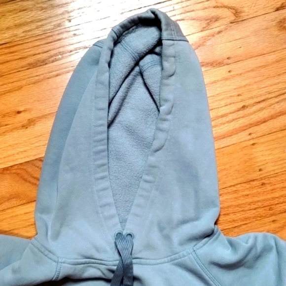Adidas gray hoodie Sz S very cool logo in front Good condition - Picture 5 of 9